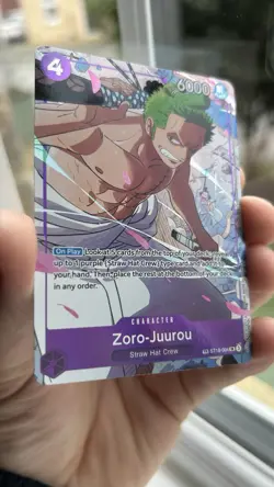 One Piece TCG Zoro Treasure Rare ST18-004 NM UK English - Image 1
