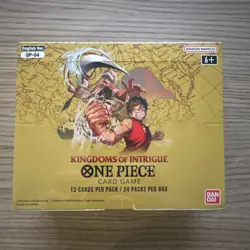 One Piece : TCG - Kingdoms of Intrigue Booster Box - OP04 Booster Box - Image 1
