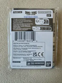 DRAGON BALL SUPER CARD GAME BLUE TRIAL DECK FUSION WORLD VEGETA NEW SEALED ENG - Image 1