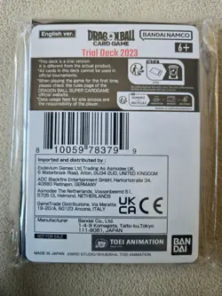 DRAGON BALL SUPER CARD GAME RED TRIAL DECK FUSION WORLD GOKU NEW SEALED ENGLISH - Image 1