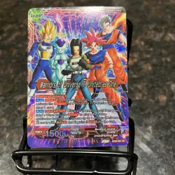 Warriors of Universe 7 United as One Leader Foil Dragon Ball Super Card Game NM - Image 1