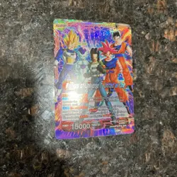 Warriors of Universe 7 United as One Leader Foil Dragon Ball Super Card Game NM - Image 3