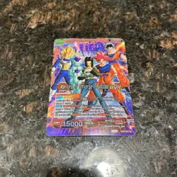 Warriors of Universe 7 United as One Leader Foil Dragon Ball Super Card Game NM - Image 4
