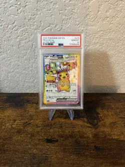 2024 Pokemon Surging Sparks Pikachu EX Ultra Rare Gem Mint PSA 10 219/191 - Image 1