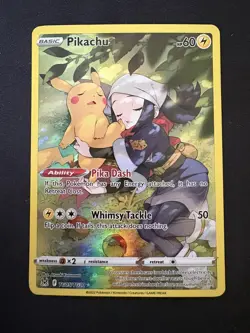 Pokemon TCG- Ultra Rare Pikachu #TG05/TG30 Sword & Shield Lost Origins - Image 1