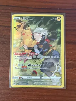 POKEMON SWORD AND SHIELD LOST ORIGIN TRAINGER GALLERY PIKACHU TG05/TG30 - Image 1