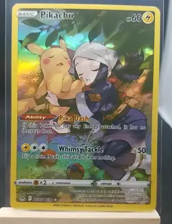 Pikachu TG05/TG30 Lost Origin Trainer Gallery Sword and Shield Pokemon Tcg - Image 1