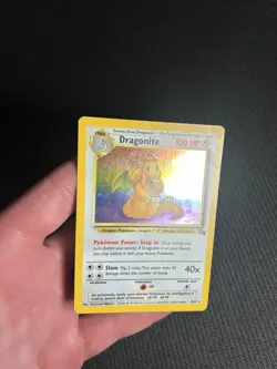 Pokemon TCG Dragonite 4/62 Fossil Holo MP - Image 5
