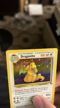 Pokemon TCG - Dragonite 4/62 Fossil Unlimited Holo LP/MP - Image 2