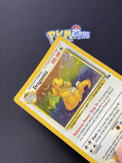 Pokemon TCG Dragonite Fossil 4/62 Holo Rare MP. - Image 2