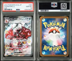 PSA 10 Charizard ex 331/190 SSR SV4a Shiny Treasure Pokemon Card Japanese GEM - Image 5