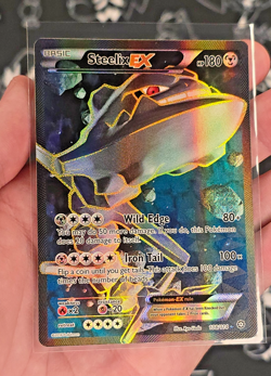 Pokemon TCG Steelix-EX Holo Full Art Ultra Rare Card Steam Siege 108/114 - NM - Image 2