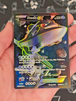 Pokemon TCG Steelix-EX Holo Full Art Ultra Rare Card Steam Siege 108/114 - NM - Image 3