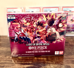One Piece Card Game [OP-11] A Fist of Divine Speed English Sealed Booster Box - Image 1