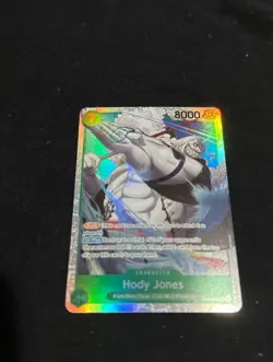 Hody Jones OP06-035 One Piece CCG Character Card 8000 Power Holo - Image 1