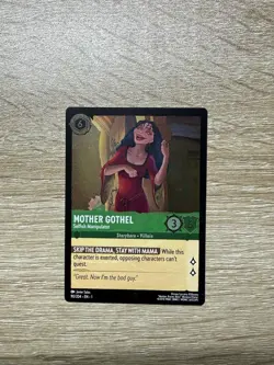 90/204 MOTHER GOTHEL SELFISH MANIPULATOR FOIL SUPER RARE DISNEY LORCANA CARD - Image 1