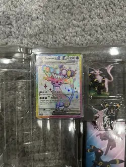 Pokemon TCG: Prismatic Figure Collection Promo Cards, Figure, Pin & Sleeves - Image 3