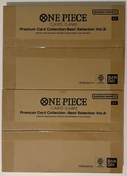 One Piece Premium Card Collection Vol.3 and Vol.4 New Sealed English UK Seller - Image 1