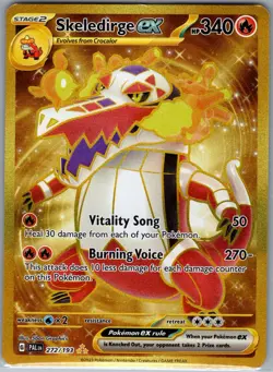 Skeledirge ex 272/193 SV02: Paldea Evolved - Pokemon Card - NM - Image 1
