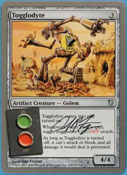 Togglodyte Unhinged NM Artifact Uncommon Artist Signed CARD (s2477) ABUGames - Image 1
