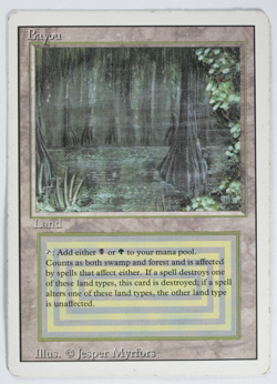 Bayou Dual Land Revised MTG Card Reserved List Magic the Gathering - Image 1