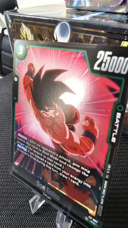 4 × Son Goku Dragon Ball Super Fusion World Promo Card FP-027 NM/M Playset - Image 5