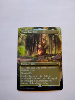 Three Tree City (Borderless) (0337) Bloomburrow Foil - Image 1
