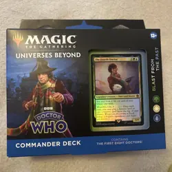 Magic: The Gathering Doctor Who Commander Deck - Blast from the Past New Sealed - Image 1