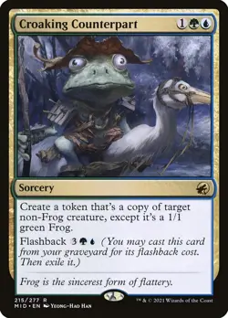 Croaking Counterpart R 215 Innistrad: Midnight Hunt MTG - Image 1