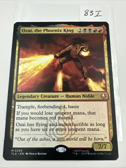 x1 Ozai, the Phoenix King TLA Avatar MTG 235 M/NM 1x - Image 2