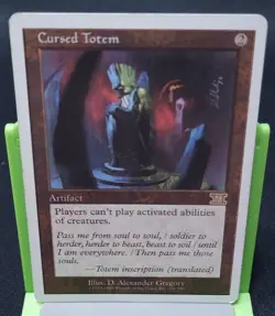 MTG Magic the Gathering Cursed Totem Sixth Edition In Good Condition - Image 1