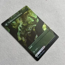 MTG Cragcrown/Timbercrown Pathway BORDERLESS FOIL ZNR #287 NM/Unplayed - Image 5