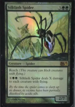 Silklash Spider - Magic 2013 (M13): #191, Magic: The Gathering - Foil Lp C250 - Image 1