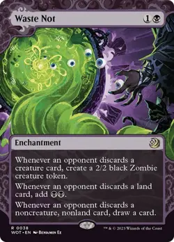 Waste Not - Enchanting Tales - Near Mint - Magic The Gathering - MTG - Image 1