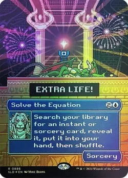 Solve the Equation *Foil Borderless* - SLD - NM - Magic The Gathering - MTG - Image 1