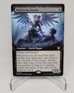 Blightwing Bandit - Extended Art - Non-Foil - Wild of Eldraine Commander - LP/NM - Image 1