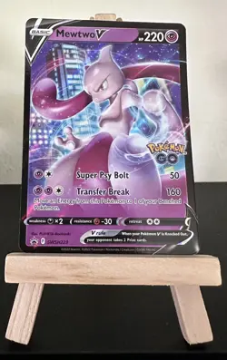 Mewtwo SWSH223 Black Star Promos GO Stamped Ultra Rare Holo Pokemon TCG 2022 NM - Image 1