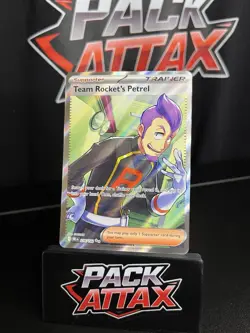 Pokemon TCG Destined Rivals Team Rocket's Petrel 226/182 Full Art Trainer Holo - Image 1