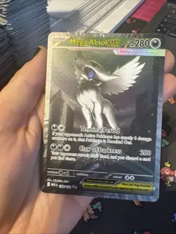 Pokemon TCG Mega Absol Ex 180/132 Mega Evolution Secret Rare MINT - Image 1