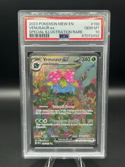 Pokemon TCG 2023 Venusaur EX Special Illustration Rare 198/165 GM PSA 10 - Image 1