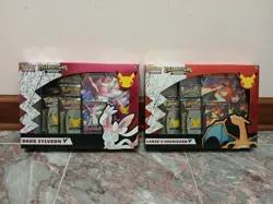 Pokemon Celebrations Collection Box Dark Sylveon V and Lance's Charizard V - Image 1