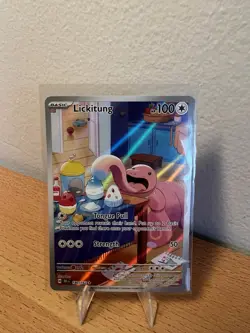 Pokemon TCG Lickitung 180/162 IR Illustration Rare Temporal Forces - Image 1