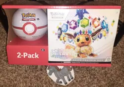 2 PK POKEMON TCG SCARLET & VIOLET PRISMATIC EVOLUTIONS TRAINER BOX SEALED - Image 1