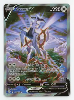 Arceus V - Pokemon 2022 Brilliant Stars #166 MINT - Image 1