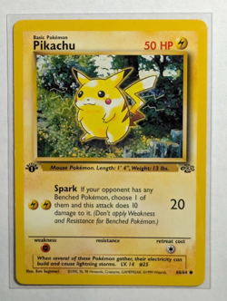1999 Pikachu Pokemon Jungle 1st Edition 60/64 - Image 1