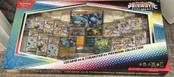 Pokemon TCG Prismatic Evolution Lucario Ex & Tyranitar Ex Premium Collection NIB - Image 1