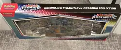Pokemon TCG Prismatic Evolution Lucario Ex & Tyranitar Ex Premium Collection NIB - Image 4