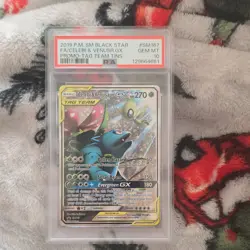Pokemon Celebi & Venusaur GX #SM167 Holo Promo SM Black Star 2019 PSA 10 - Image 1