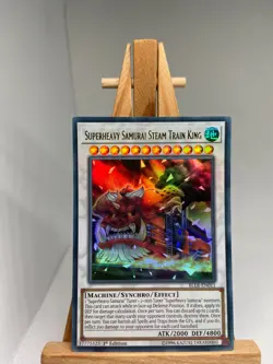 Superheavy Samurai Steam Train King - Ultra Rare 1st Ed. BLLR-EN011 NM YuGiOh - Image 1