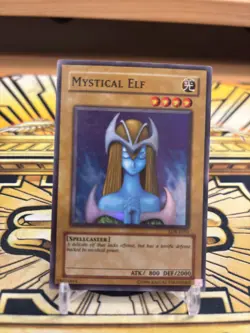 Yugioh Mystische Elfe Super Rare LOB-E050 - Image 1